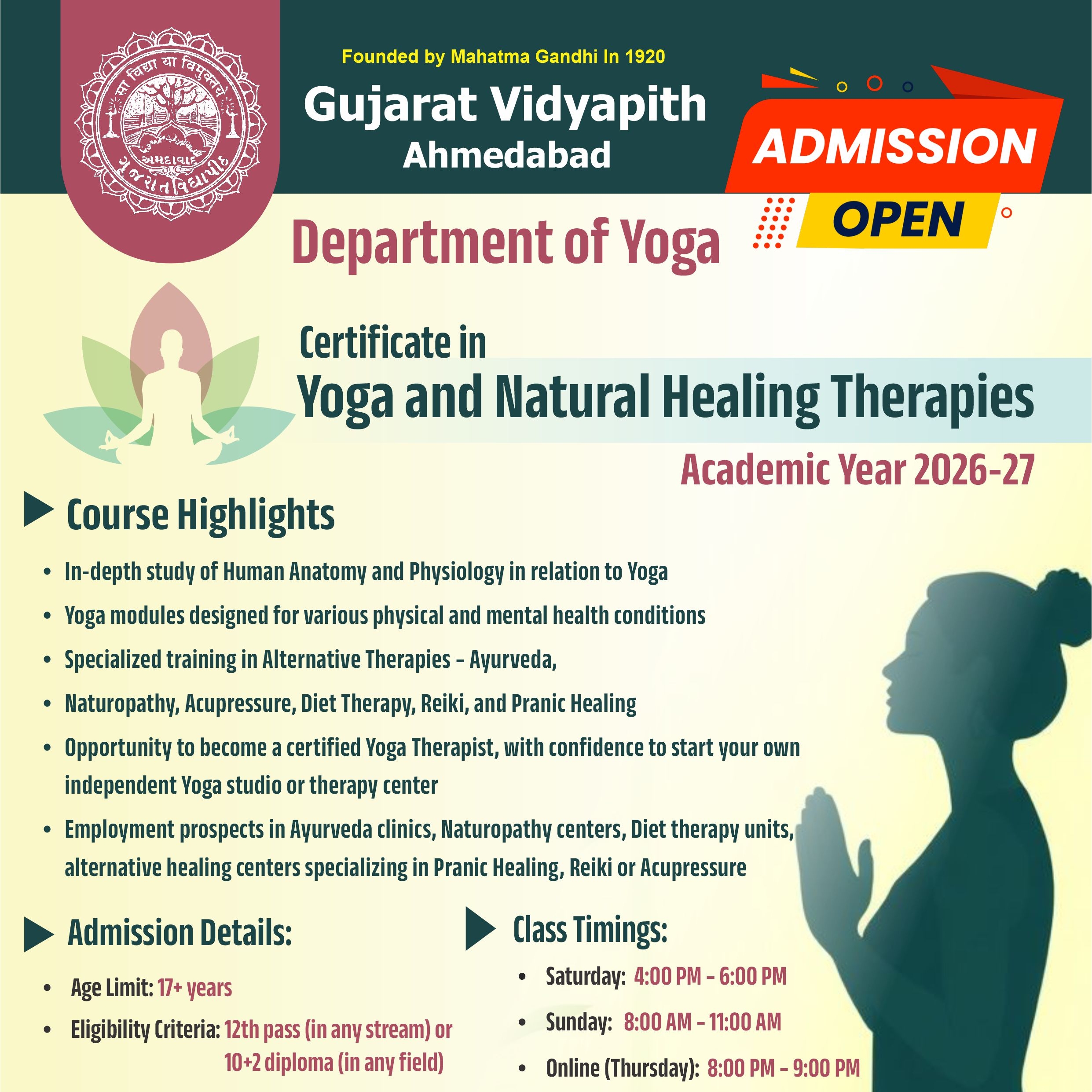 Yoga Certificate Course