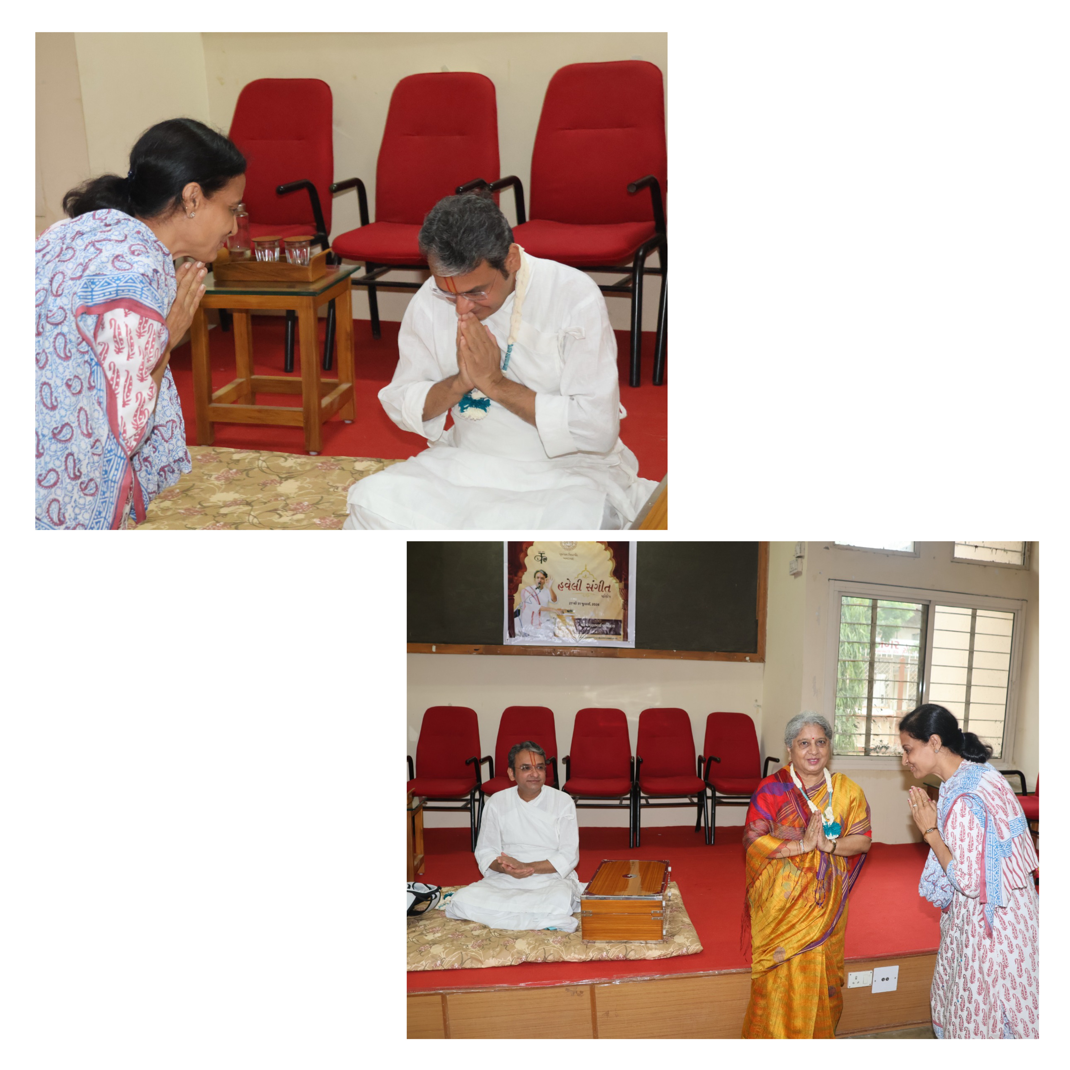 Kala Mandir's 5 day Haveli Sangeet Workshop begins today at Gujarat Vidyapith.