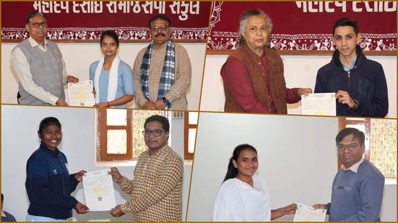 Department-wise Marksheet Distribution Concludes Academic Session at Gujarat Vidyapith