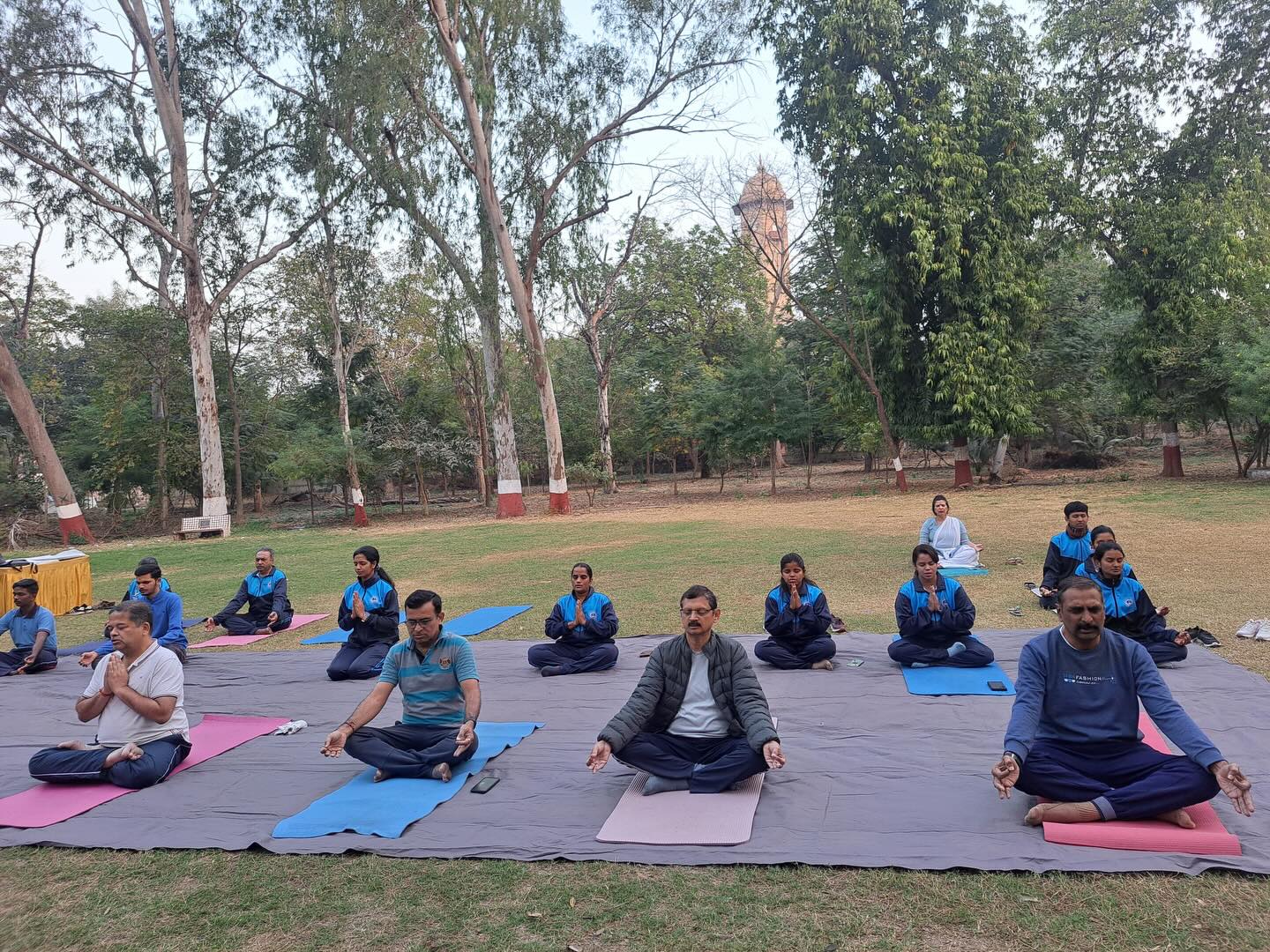Winter Yoga Camp at L.D. Engineering College Promotes Health and Inner Balance