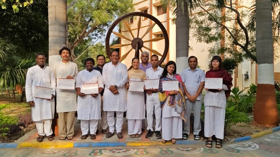 Certificates Awarded for International Course on Gandhian Nonviolence at Gujarat Vidyapith