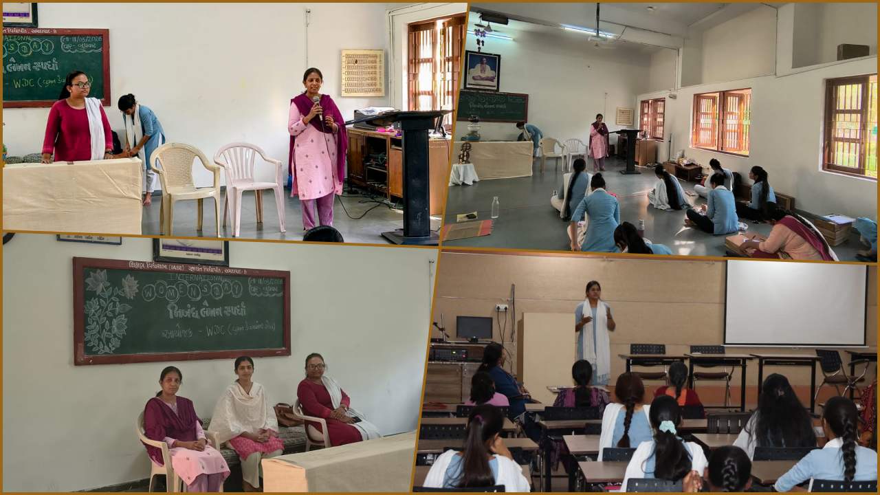 Women’s Week Celebrated at Gujarat Vidyapith with Competitions on Empowerment and Digital Safety