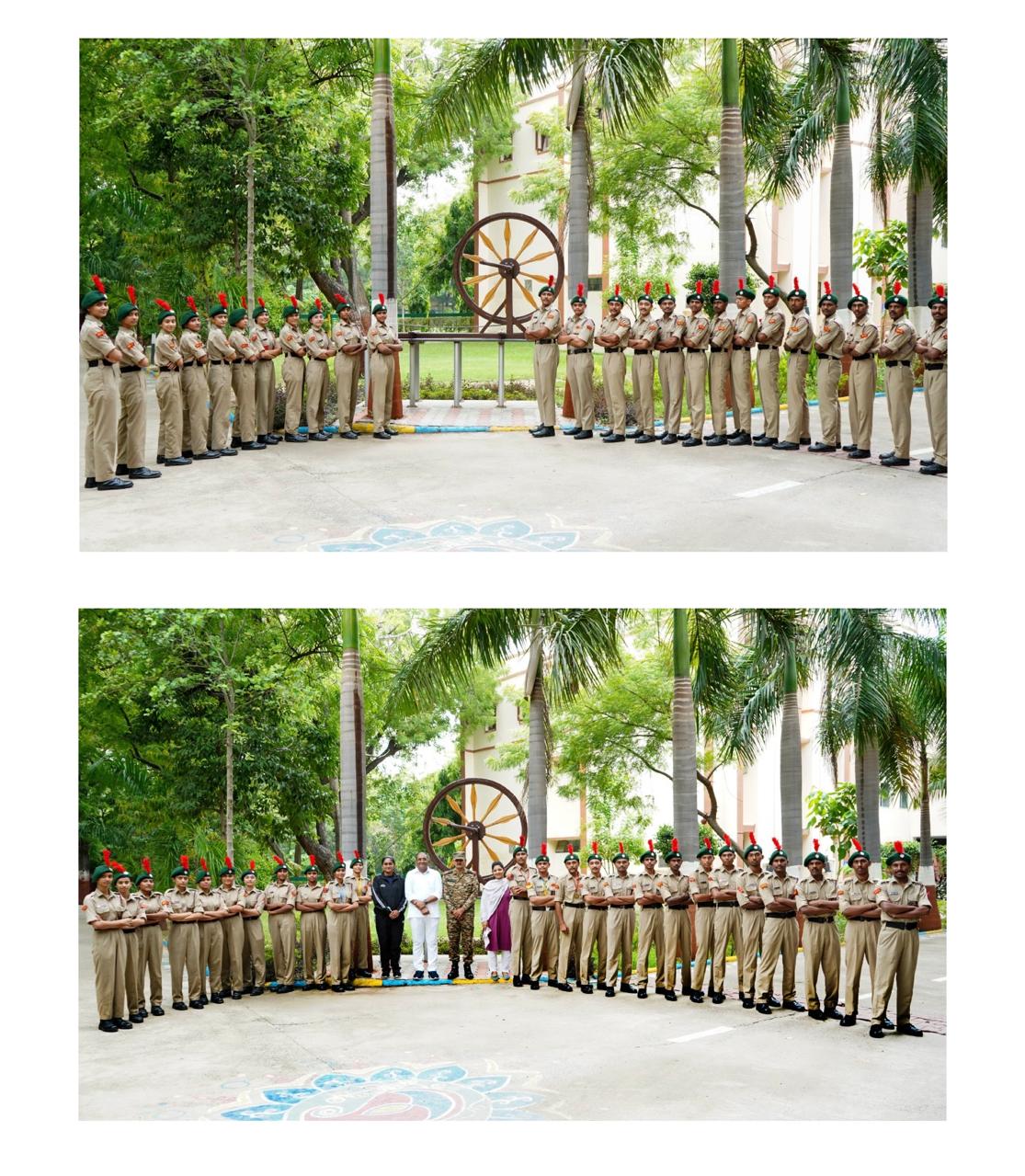     Honouring dedication and discipline at the NCC Cadets’ Rank Investiture Ceremony.